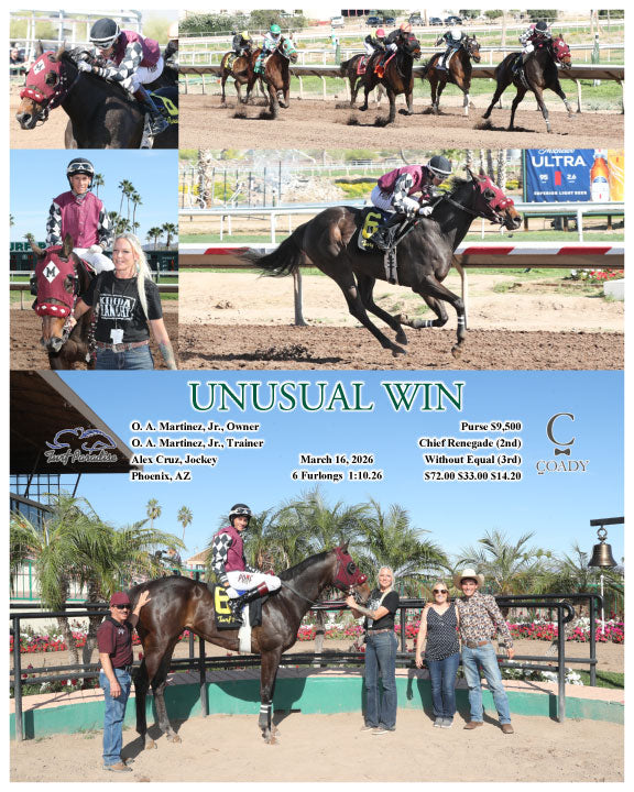 UNUSUAL WIN - 03-16-26 - R06 - TUP - Coady Media - Kurtis Coady Photography
