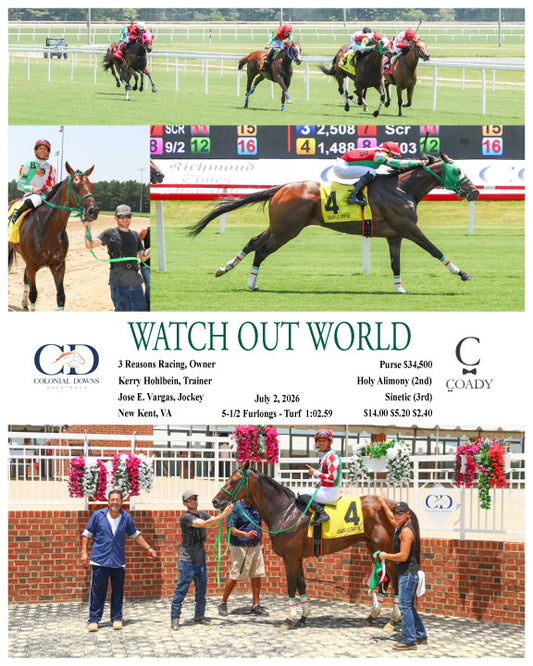WATCH OUT WORLD - 070226 - Race 06 - CNL