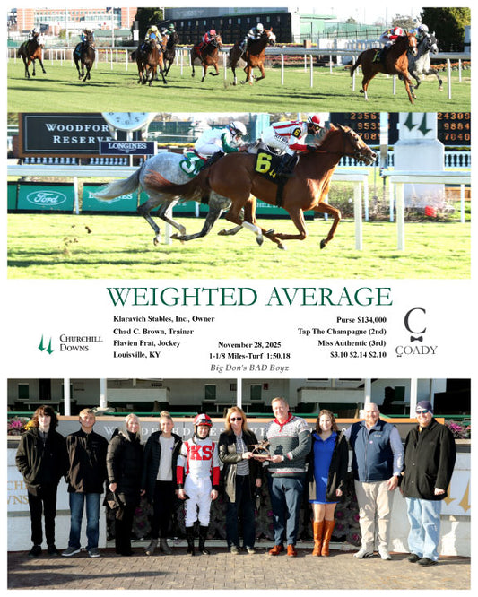 WEIGHTED AVERAGE - 112825 - Race 06 - CD - Group