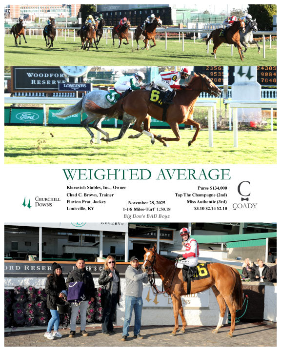 WEIGHTED AVERAGE - 112825 - Race 06 - CD