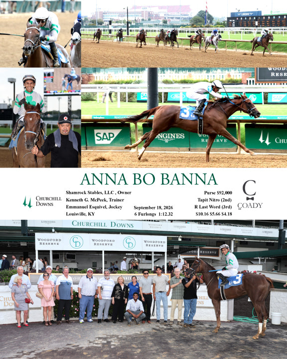 ANNA BO BANNA - 091826 - Race 07 - CD