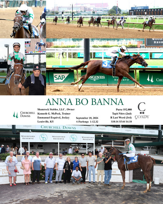 ANNA BO BANNA - 091826 - Race 07 - CD