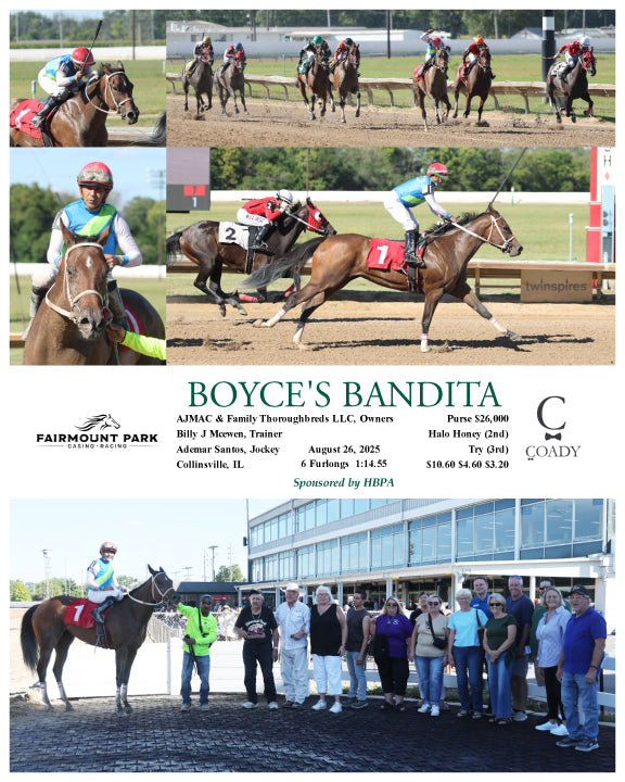 BOYCE'S BANDITA - 08-26-25 - R07 - FP