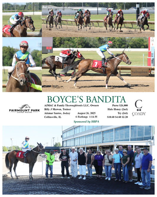 BOYCE'S BANDITA - 08-26-25 - R07 - FP