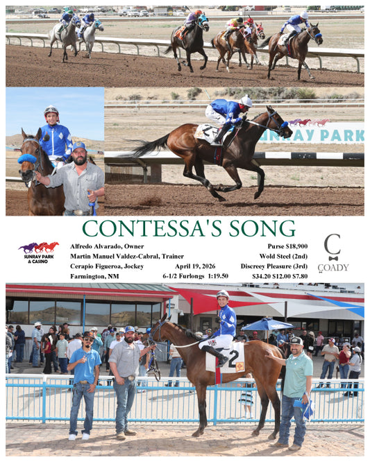 CONTESSA'S SONG - 04-19-26 - R07 - SRP - Coady Media - Kurtis Coady Photography