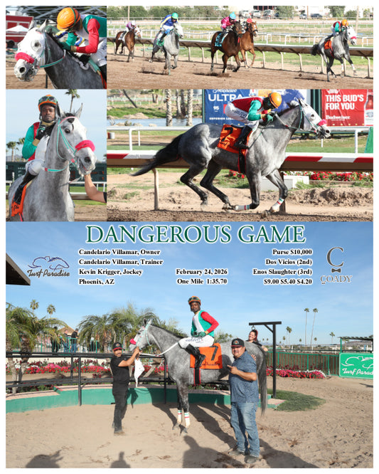 DANGEROUS GAME - 02-24-26 - R07 - TUP - Coady Media - Kurtis Coady Photography