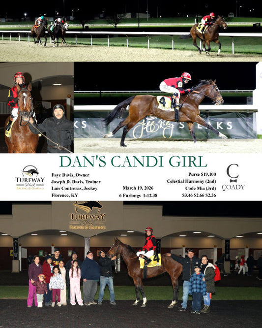 DAN'S CANDI GIRL - 031926 - Race 07 - TP - Coady Media - Kurtis Coady Photography