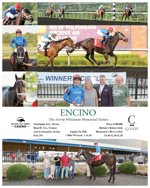 ENCINO - The Avery Whisman Memorial Stakes - 08-10-26 - R07 - PID