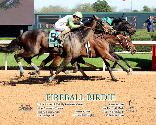 FIREBALL BIRDIE - 03-08-26 - R07 - OP - A3 - Coady Media - Kurtis Coady Photography