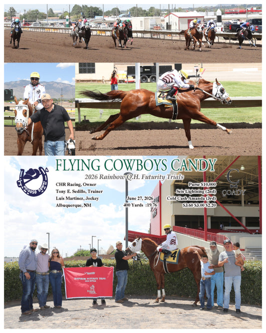 FLYING COWBOYS CANDY - 2026 Rainbow Q.H. Futurity Trials - 06-27-26 - R07 - RUI