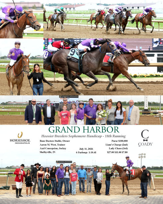 GRAND HARBOR - Hoosier Breeders Sophomore Handicap - 07-11-26 - R07 - IND