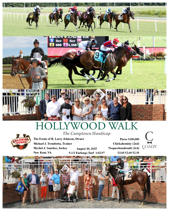 HOLLYWOOD WALK - The Camptown Handicap - 08-30-25 - R07 - CNL - Coady Media - Kurtis Coady Photography