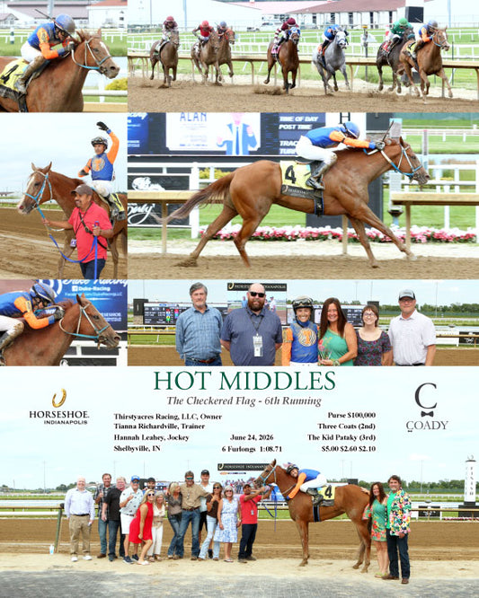 HOT MIDDLES - The Checkered Flag - 6th Running - 06-24-26 - R07 - IND