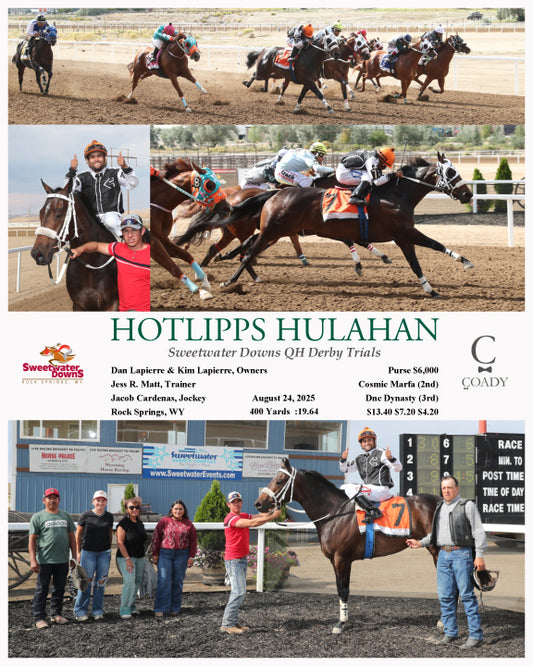 HOTLIPPS HULAHAN - Sweetwater Downs QH Derby Trials - 08-24-25 - R07 - SWF