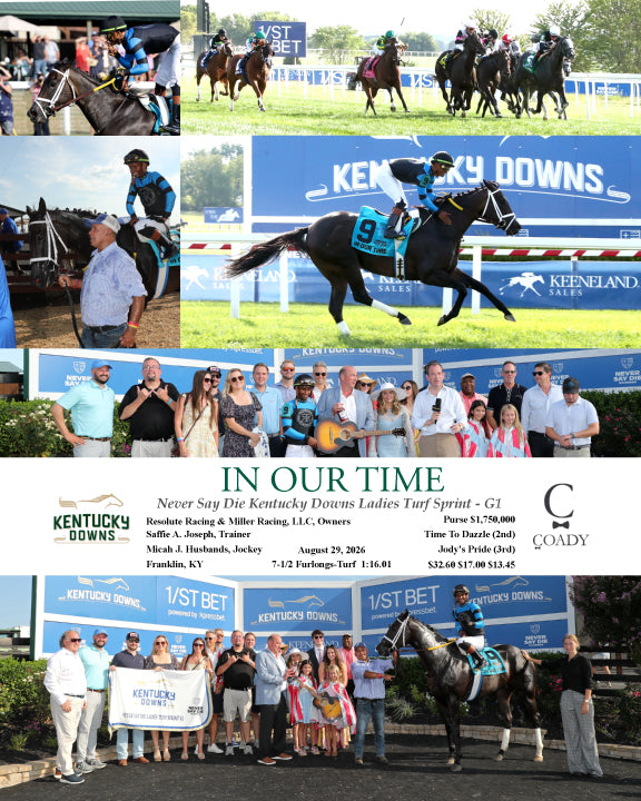 IN OUR TIME - Kentucky Downs Ladies Turf Sprint - G1 - 08-29-26 - R07 - KD