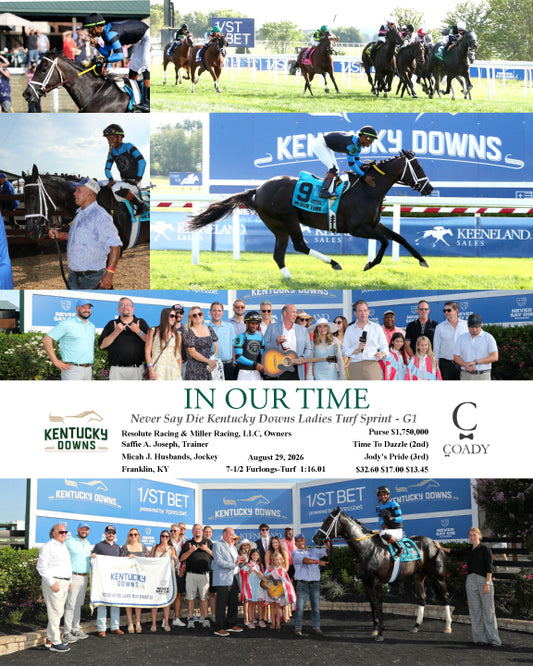 IN OUR TIME - Kentucky Downs Ladies Turf Sprint - G1 - 08-29-26 - R07 - KD