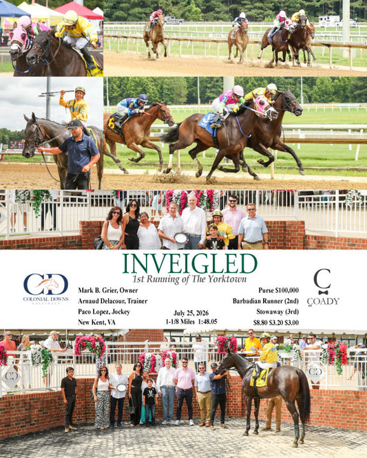 INVEIGLED - 1st Running of The Yorktown - 07-25-26 - R07 - CNL