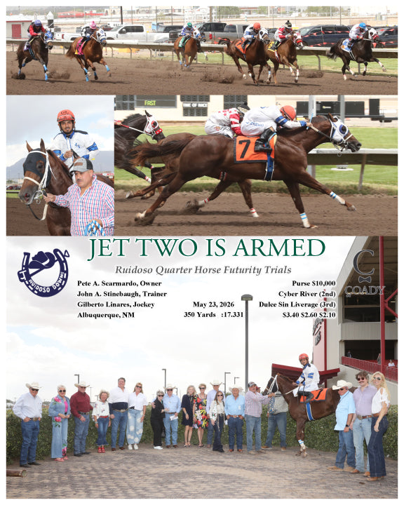 JET TWO IS ARMED - Ruidoso Quarter Horse Futurity Trials - 05-23-26 - R07 - RUI - Coady Media - Kurtis Coady Photography