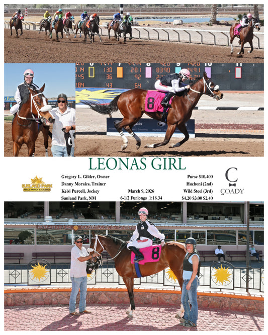 LEONAS GIRL - 03-09-26 - R07 - SUN - Coady Media - Kurtis Coady Photography