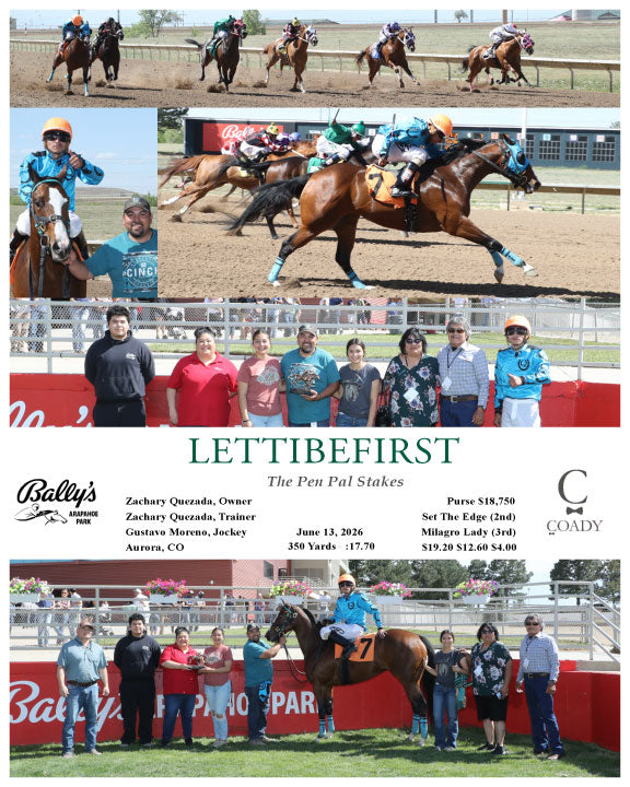 LETTIBEFIRST - The Pen Pal Stakes - 06-13-26 - R07 - ARP
