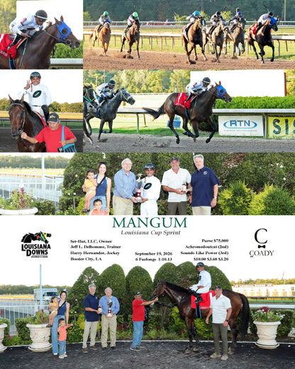 MANGUM - Louisiana Cup Sprint - 09-19-26 - R07 - LAD
