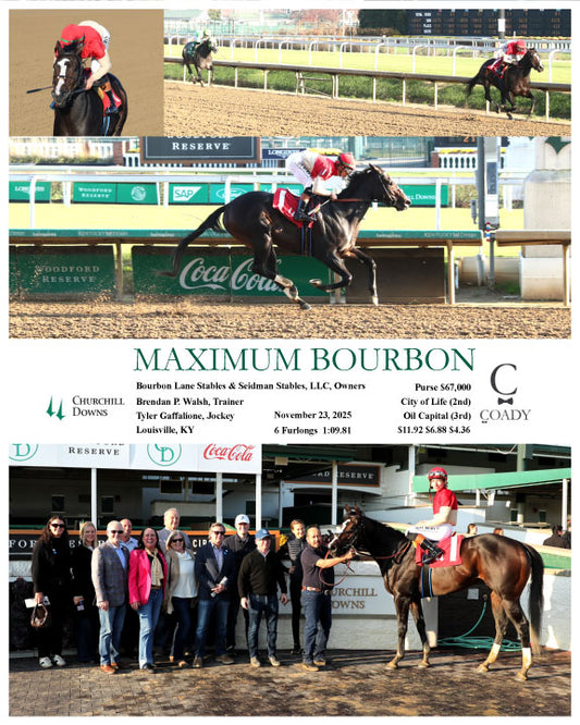 MAXIMUM BOURBON - 11-23-25 - R07 - CD