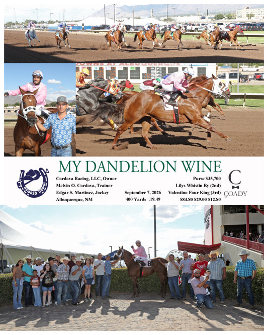 MY DANDELION WINE - 09-07-26 - R07 - RUI
