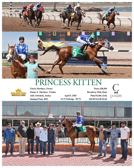PRINCESS KITTEN - 04-05-26 - R07 - SUN - Coady Media - Kurtis Coady Photography