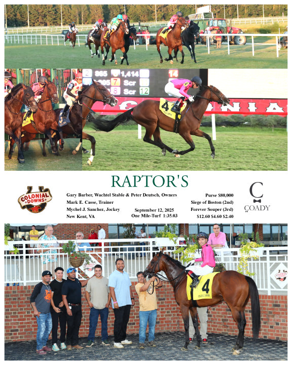 RAPTOR'S - 09-12-25 - R07 - CNL - Coady Media - Kurtis Coady Photography