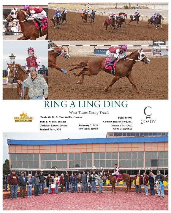 RING A LING DING - West Texas Derby Trials - 02-07-26 - R07 - SUN - Coady Media - Kurtis Coady Photography