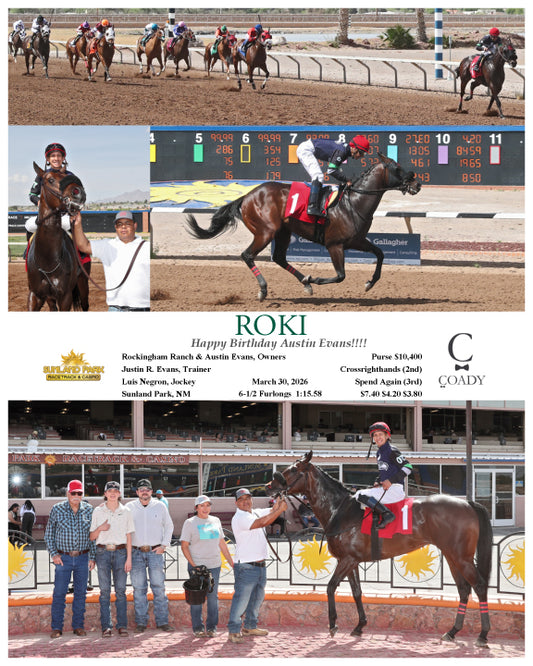 ROKI - Happy Birthday Austin Evans!!!! - 03-30-26 - R07 - SUN - Coady Media - Kurtis Coady Photography