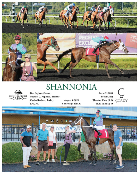 SHANNONIA - 08-04-26 - R07 - PID