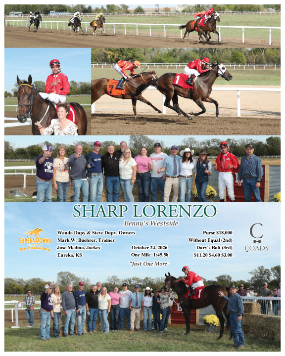 SHARP LORENZO - Benny's Westside - 10-24-26 - R07 - EUR