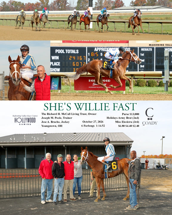 SHE'S WILLIE FAST - 10-27-26 - R07 - MVR - Coady Media - Kurtis Coady Photography