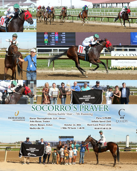 SOCORRO'S PRAYER - Unreachable Star - 7th Running - 10-24-26 - R07 - IND - Coady Media - Kurtis Coady Photography