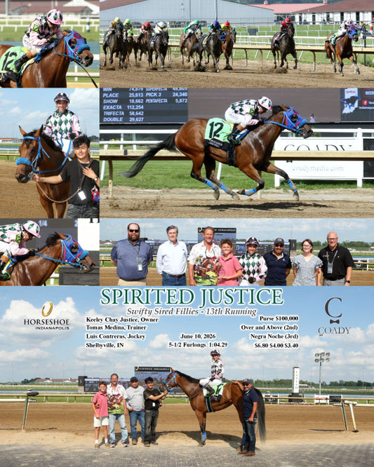 SPIRITED JUSTICE - Swifty Sired Fillies - 13th Running - 06-10-26 - R07 - IND