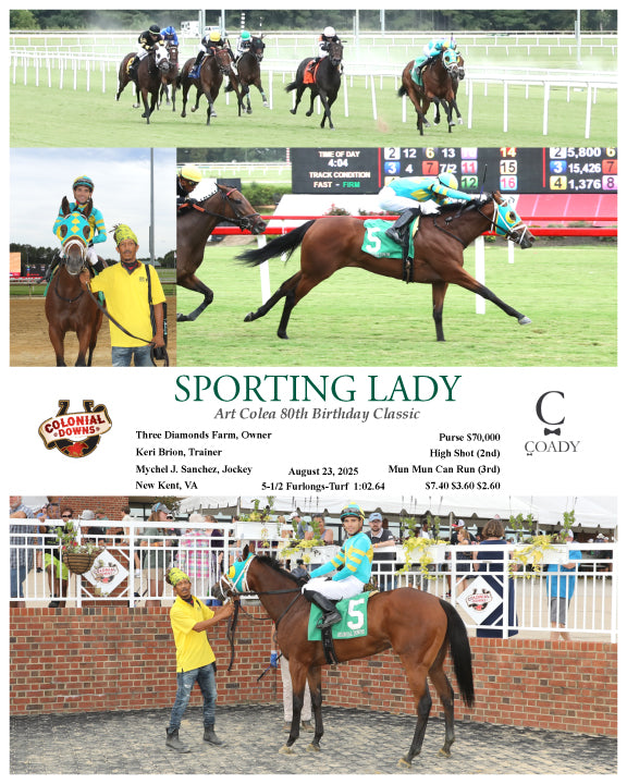 SPORTING LADY - Art Colea 80th Birthday Classic - 08-23-25 - R07 - CNL - Coady Media - Kurtis Coady Photography