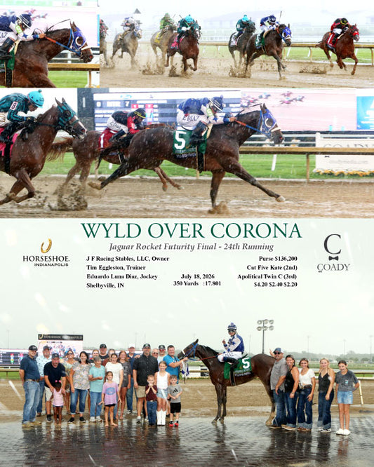 WYLD OVER CORONA - Jaguar Rocket Futurity Final - 24th Running - 07-18-26 - R07 - IND