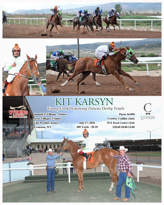 KIT KARSYN - Young Ford/ Wyoming Downs Derby Trials - 07-17-26 - R07 - WYO