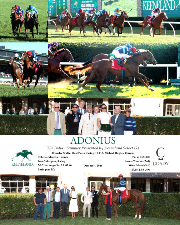 ADONIUS - 100426 - Race 08 - KEE  The Indian Summer Presented by Keeneland Select G3
