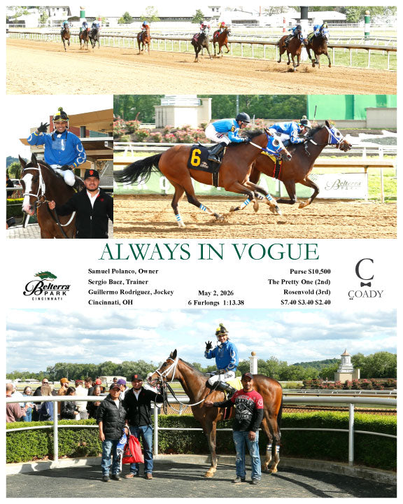 ALWAYS IN VOGUE - 05-02-26 - R08 - BTP - Coady Media - Kurtis Coady Photography