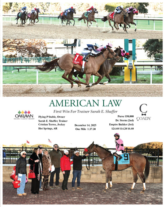 AMERICAN LAW - 121425 - Race 08 - OP