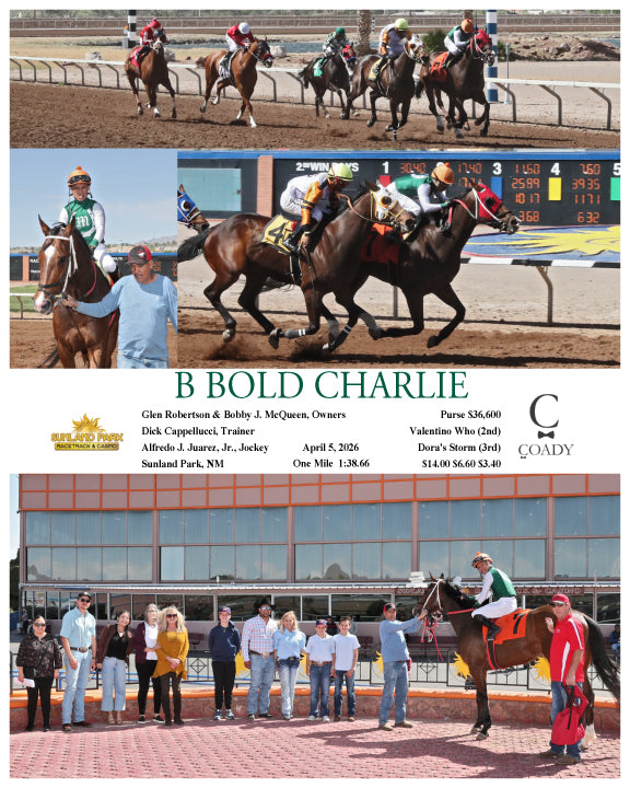 B BOLD CHARLIE - 04-05-26 - R08 - SUN - Coady Media - Kurtis Coady Photography