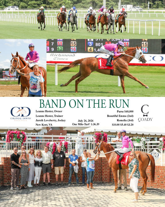 BAND ON THE RUN - 07-26-26 - R08 - CNL