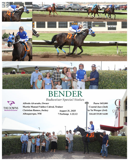 BENDER - Budweiser Special Stakes - 08-31-25 - R08 - ALB - Coady Media - Kurtis Coady Photography