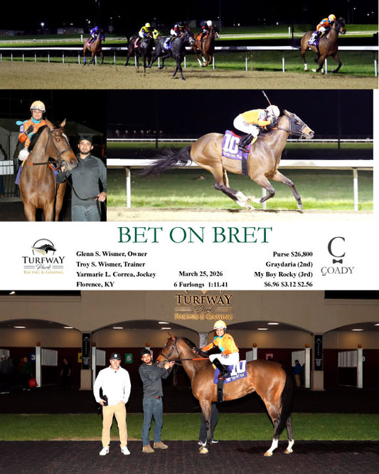 BET ON BRET - 032526 - Race 08 - TP - Coady Media - Kurtis Coady Photography