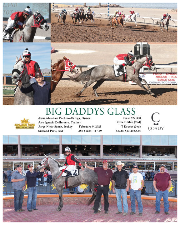 BIG DADDYS GLASS - 02-09-25 - R08 - SUN - Coady Media - Kurtis Coady Photography