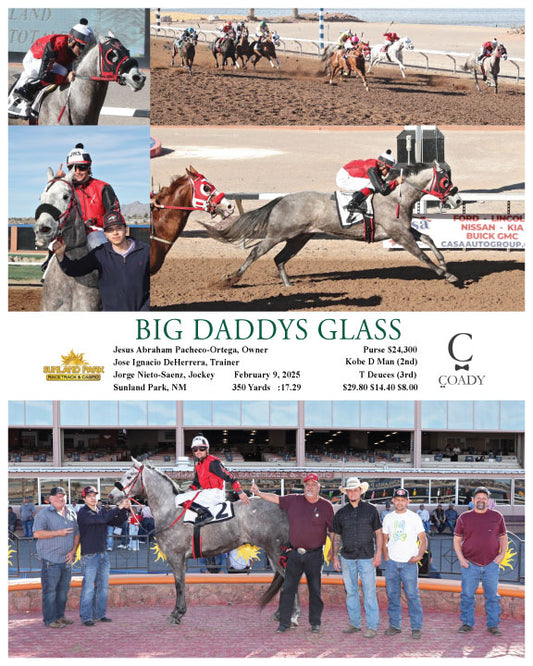 BIG DADDYS GLASS - 02-09-25 - R08 - SUN - Coady Media - Kurtis Coady Photography