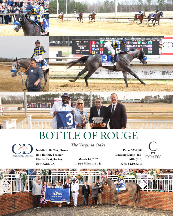 BOTTLE OF ROUGE - The Virginia Oaks - 03-14-26 - R08 - CNL - Coady Media - Kurtis Coady Photography