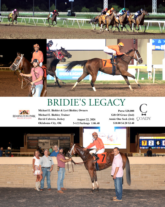 BRIDIE'S LEGACY - 08-22-26 - R08 - RP